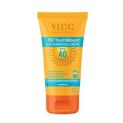 VLCC 3D Youth Boost SPF40 PA+++ Sun Screen Gel, 100gm