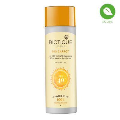 Biotique Bio Carrot Ultra Soothing Face Lotion 40+ SPF, 190ml