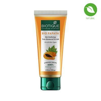 Biotique Papaya Revitalizing Tan-Removal Scrub, 100gm