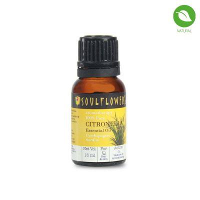 Soulflower Citronella Essential Oil, 15ml