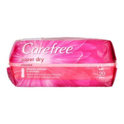 Carefree Super Dry Panty Liners, 20pcs