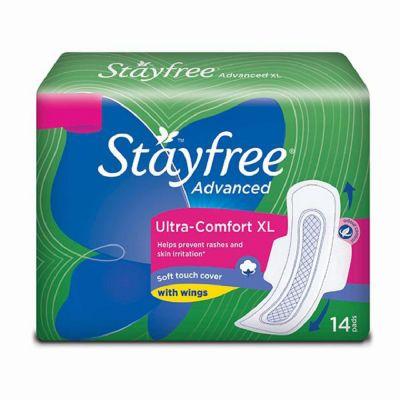 Stayfree Advanced Ultra-Comfort with Wings, 14pcs (XL)
