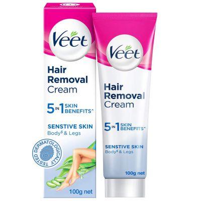 Veet Silk & Fresh Hair Removal Cream Sensitive Skin, 100gm