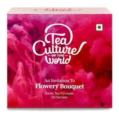 Tea Culture of the World Flowery Bouquet, 20pcs