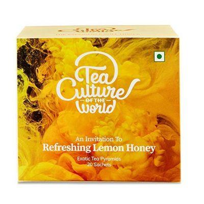 Tea Culture of the World Lemon Refreshing Honey Green Tea, 20pcs