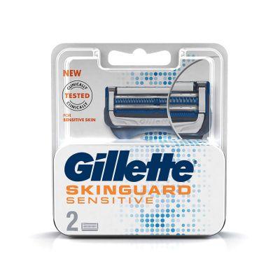 Gillette Skin Guard Manual Shaving Razor Blades Cartridges, (Pack Of 2)