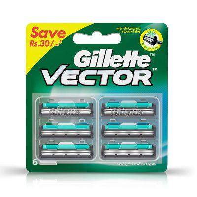 Gillette Vector Blade, 6 Blades
