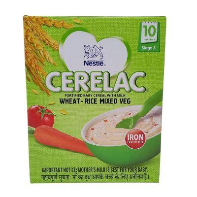 Cerelac Wheat Rice Mixed Vegetables Stage 3, 300gm