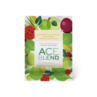 Ace Blend Plant Protein and Superfoods Rich Vanilla, 15 Sachets