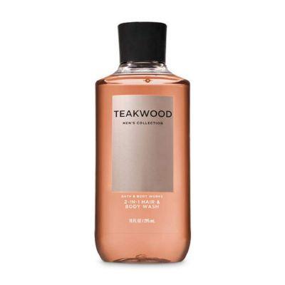 Bath & Body Works Teakwood 2 in 1 Hair + Body Wash, 295ml