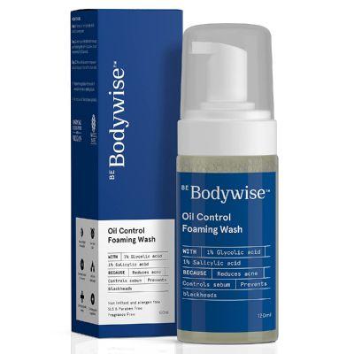 Be Bodywise Oil Control Foaming Face Wash, 120ml