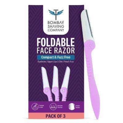 Bombay Shaving Company Foldable Face Razor For Her  (pack of 3)