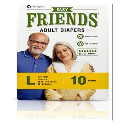 Friends Adult Regular Diaper Large, 10pcs