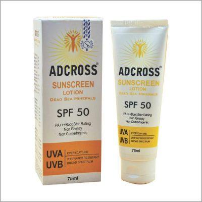 Adcross Spf 50 Sunscreen Lotion, 75ml 