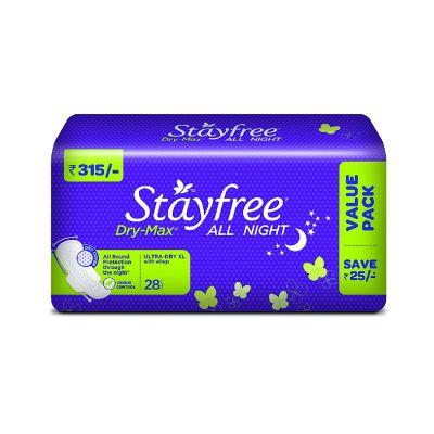 Stayfree Drymax Allnight, 28pcs