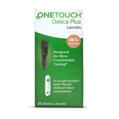 One Touch Delica Plus Lancets, 25strips