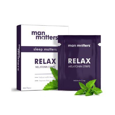 Man Matters Relax Melatonin Strips, 30pcs