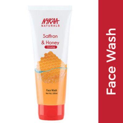 Nykaa Naturals Saffron & Honey Glowing Face Wash, 100ml