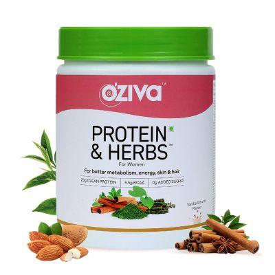 Oziva Protein  Herb-Women Vanilla Almond, 500gm