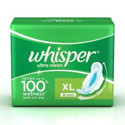 Whisper Ultra Clean Xl Wings, 8pcs