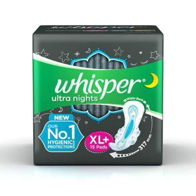 Whisper Ultra Night Xl Plus Wings, 15pcs