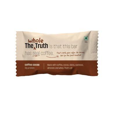 The Whole Truth Protein Bars Coffee Cocoa, 52Gm