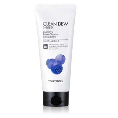 TonyMoly Clean Dew Blueberry Foam Cleanser, 180ml