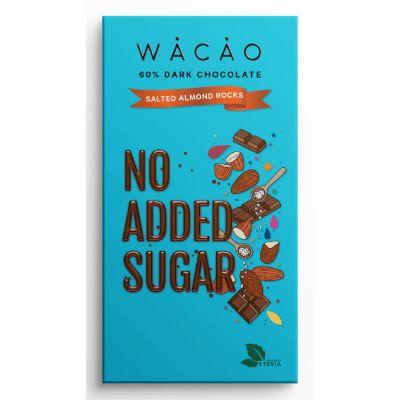 Wacao Salted Almond Rocks Vegan Chocolate, 40gm