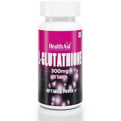 Health Aid L-Glutathione 500mg, 60tabs