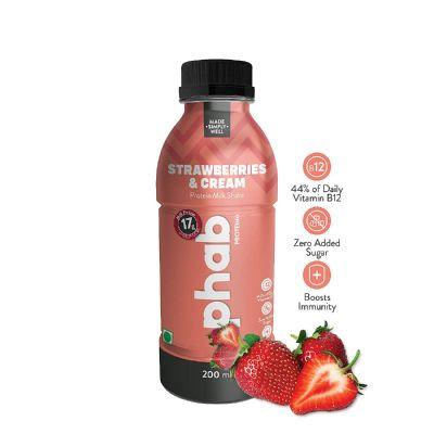 Phab Strawberry Cream Shake, 200ml