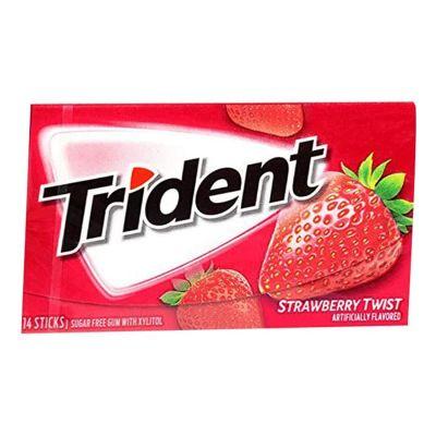 Trident Strawberry Gum, 1 pack