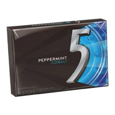 Wrigley 5Gum peppermint Cobalt Gum, 1 pack