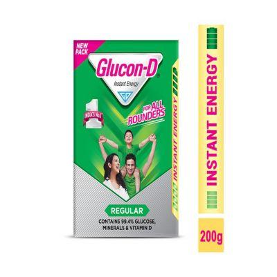 Glucon D Regular Flavour, 200gm