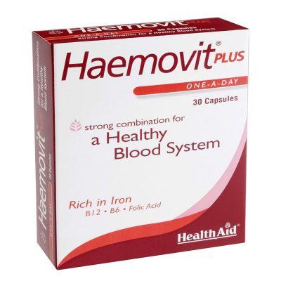 Health Aid HaemoVit Plus Iron B6 Folic Acid capsule, 30caps