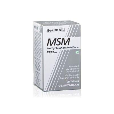 Health Aid MSM 1000mg, 90tabs
