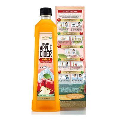 WOW Organic Apple Cider Vinegar, 400ml