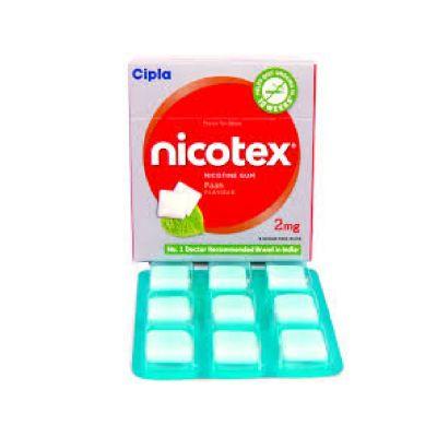 Nicotex 2mg Gum Paan Flavour, 9tabs
