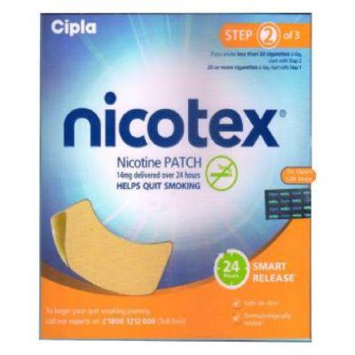 Nicotex Nicotine Patch 14mg (Step-2), 7Pieces