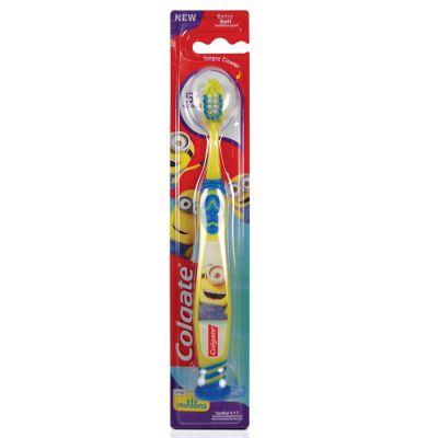Colgate Kids Minion Toothbrush Extra Soft With Tongue Cleaner, 1pc (5+ years)