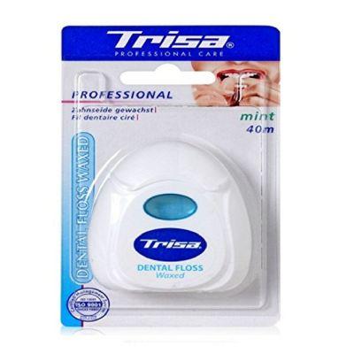 Trisa Waxed Mint 40m Dental Floss, 1pc