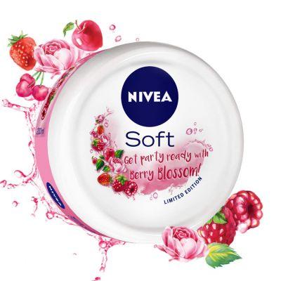 Nivea Soft Berry Blossom Cream, 100gm