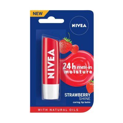 Nivea Strawberry Lip Balm, 4.8gm