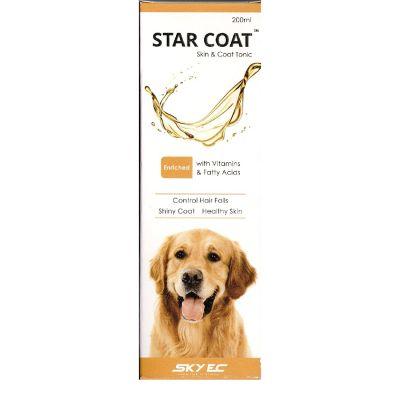 Skyec Star Coat Skin And Coat Tonic With Omega And Biotin For Dogs And Cats, 200ml