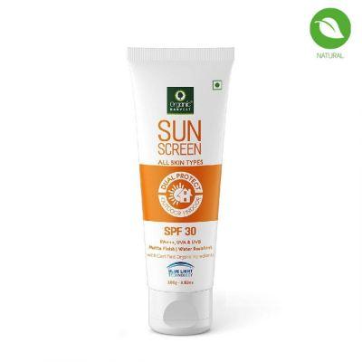 Organic Harvest Sunscreen SPF 30 For all Skin Type, 100gm