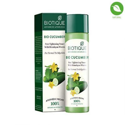 Biotique Bio Cucumber Pore Tightening Toner With Himalayan Waters, 120ml