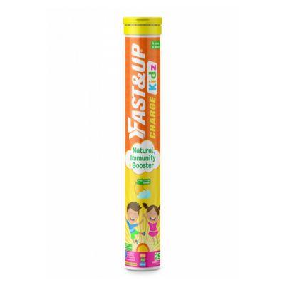 Fast & Up Charge Kidz Natural Immunity Booster Magic Mango Effervescent Tablet, 25tabs