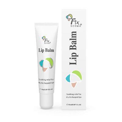Fixderma Lip Balm Soothing Relief For Dry And Chapped Lips, 15ml
