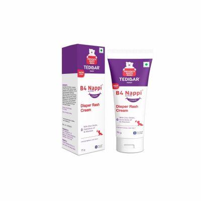 Tedibar B4 Nappi Cream with Calendula Oil & Allantoin, 75gm