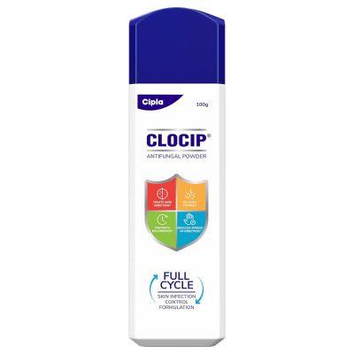 Cipla Clocip Antifungal Powder, 100gm