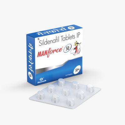 Manforce 50mg Tablet, 9tabs